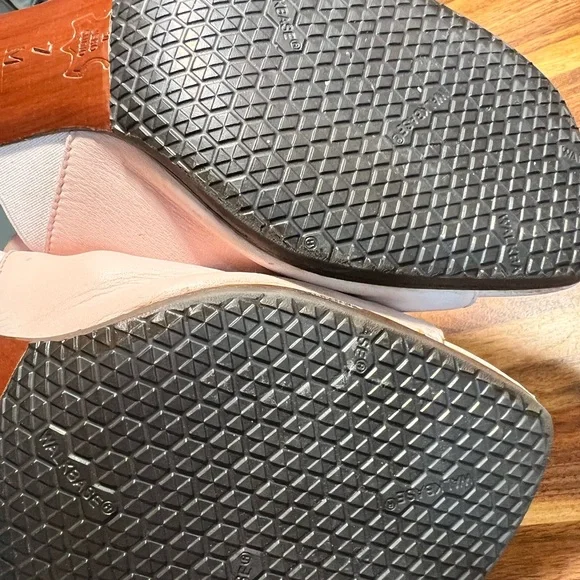 Sesto Meucci Blush Pink Open Toe Heels - Picture 5 of 13